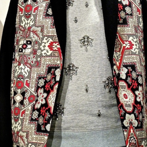 NWT NEVER WORN! Very rare J. Crew Collection Wool/Silk Tapestry Top Coat Size 10 - Picture 4 of 13